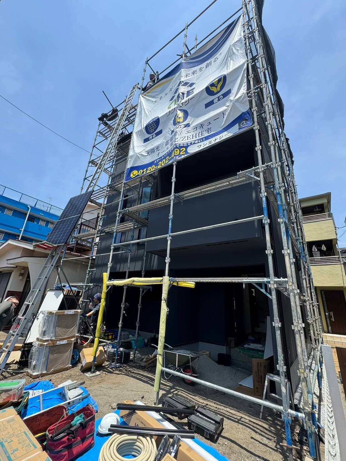 太陽光発電システムの豊富な施工実績